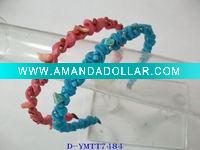 Wholesale Sapphire and Coral Series Fashion Hair Ornament Wraped with Chiffon