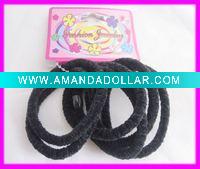 hair elastic set with plastic clasp