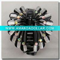 Wholesale 2011 fashion lady's plastic elastic hair claw