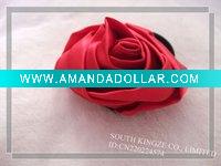 Wholesale Elegant silk rose flower hair bands