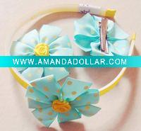 Wholesale Charm Bridal Dress Orchid ribbon Headband CNHB-0071