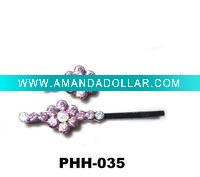 Wholesale pretty hair pins/fashion hair pins/fashion rhinestone hair clips(PHH-035)