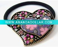 elastic rhinestone band