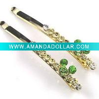 Wholesale 2011 newest fashion alloy rhinestone bobby pin