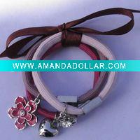 Wholesale Lady metal folwer attached hair accessory
