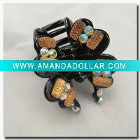 Wholesale 2011 hot women's flower crystal hair claw