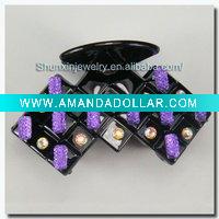 Wholesale 2011 hot women's plastic hair claw clip