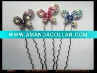Wholesale butterfly shape hair pin(DAH40041)
