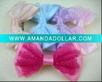 Wholesale bowknot cloth hair pin(DAH40022)