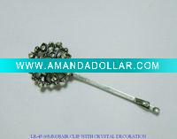 Wholesale hair pin with crystal decoration