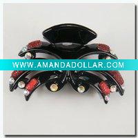 Wholesale 2011 fashion lady's crystal hair claw