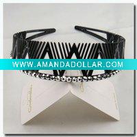 Wholesale 2011 fashion plastic hair bands for kids