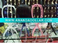 Wholesale qingdao hair display plastic wig stand accpet paypal