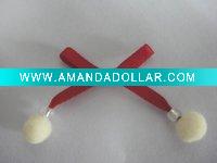ribbon bow with ball