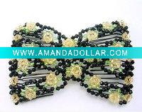 Wholesale fashion flower hair comb
