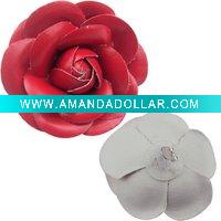 pu flower shoe clip