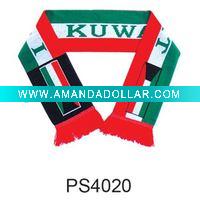jacquard fans scarf