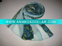 Polyester Voile Long Scarf Shawl