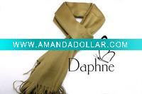 Plain colour high quality scarf