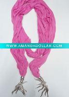 Fashion necklace scarf