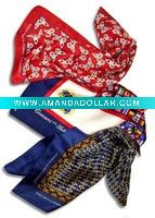 Wholesale Muli silk scarves of printed design for promotion