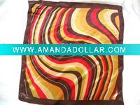 Designer plain silk scarves