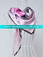 Wholesale 2011 scarf square scarf for promotion gift
