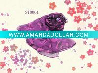 Wholesale fashion scarf/woman's shawl/square silk scarf