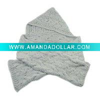 Wholesale 2011 Hot Knitted Gray Wool Scarf/Shawl SAF212