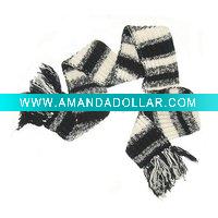 Wholesale 100% wool fashion knitted scarf