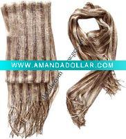 Wholesale Gold Wool Color Scarf 180x50cm