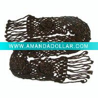 Wholesale Fashion Exquisite Ladies Black Wool Scarf SAF217