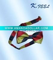 Wholesale Men's Stripy Silk Bowtie