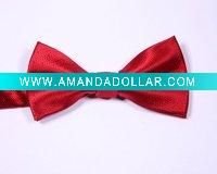 High Quality Silk Red Bow Tie