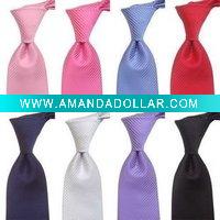 NEW Style Tie 100% Polyester Plain Necktie