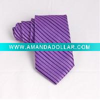 Microfiber polyester woven necktie