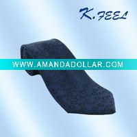 Woven polyester necktie