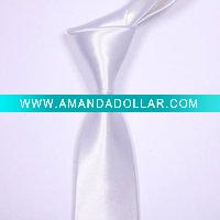 Wholesale New Mens Casual solid color slim tie narrow necktie
