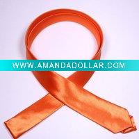 Wholesale Pure Color Fashion Men's Ultra Narrow Style Tie NECKTIE