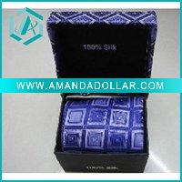 silk tie in box