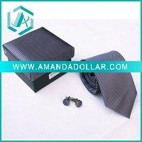 silk tie in box