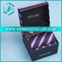 silk tie in box