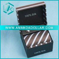 silk tie in box