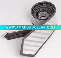 Wholesale shiny polyester serging tie