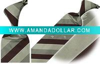 polyester narrow tie