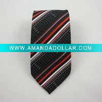 poly woven necktie