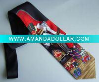 100%Men's Polyester Printed Necktie