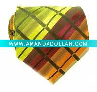 Polyester/ microfiber woven necktie with hand made quality