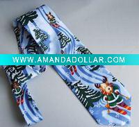 Printed Christmas Necktie