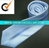 Wholesale Silk Like Bordered Polyester Tie